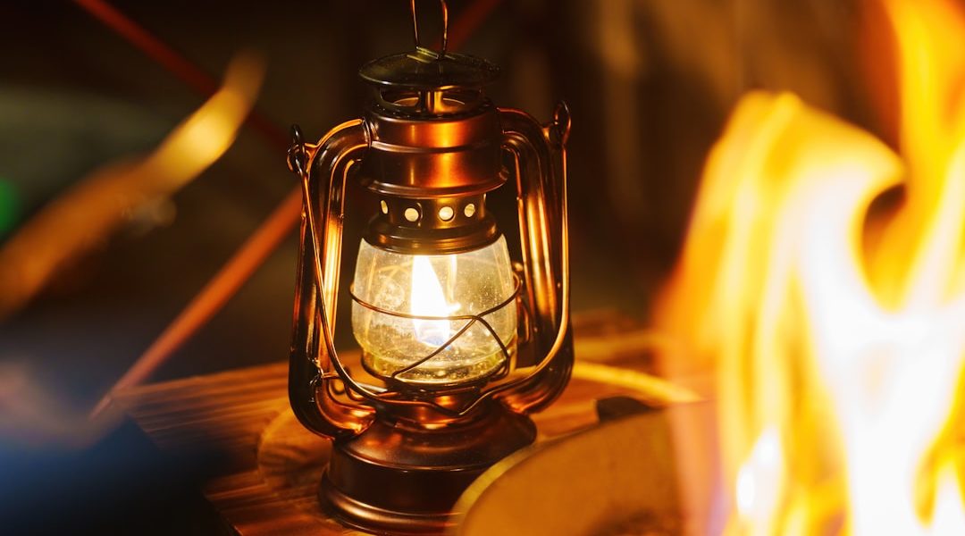 Photo camping lantern
