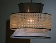 Photo straw pendant lamp