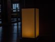 Photo frosted acrylic floor lamp