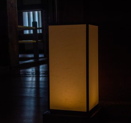 Photo frosted acrylic floor lamp